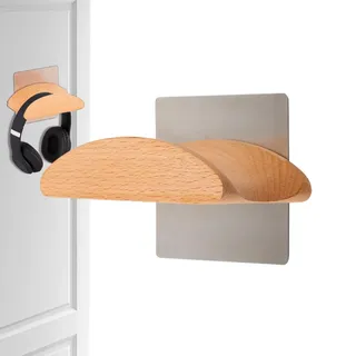 Samuliy Kopfhörer-Aufhänger, Headset-Halterung für Wand, Kopfhörer-Aufhänger, Wandhalterung, Headset-Haken, universeller Selbstklebender Kopfhörerständer,