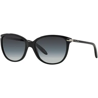 Ralph Damen RA 5160 Essential Ralph Logo Cateye Sonnenbrille, 501/11, Black, Gray Grad - 57 (L)