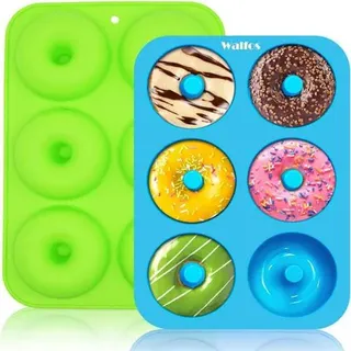 Donutform Silikon 2 Stück 2-teiliges Set Von 6-loch Donuts Donut