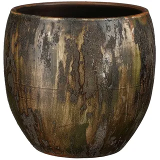 Edelman B.V. Blumentopf Roel dunkelgrünes Terracotta Durchmesser 24 cm