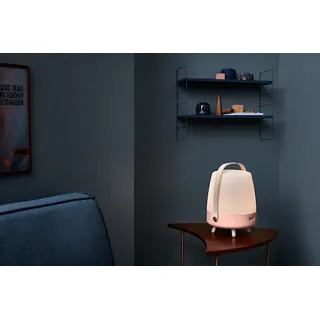 Lite-up Play S, LED-Lampe mit Bluetooth-Lautsprecher Light rose