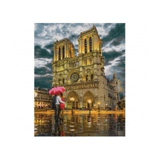 Die Kathedrale „Notre-Dame in Paris“ Malen nach Zahlen