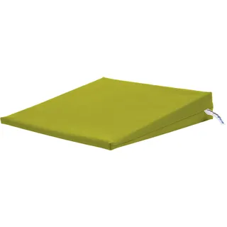 Sport-Tec Sitzkeilkissen VB 120 Sitzkissen Orthopädisch Keilkissen mit Kunstlederbezug, Auto Sitz Kissen, Büro Sitz Kissen, Sitzkeil, Limone
