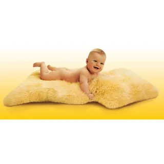 HEITMANN Baby Lammfell gold-beige geschoren 70-80 cm, Haarlänge 50 mm