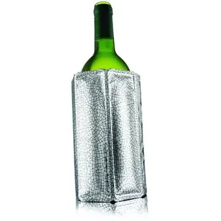 Vacu Vin 3880360 Rapid Ice Weinkühler für 0,75 Liter Flaschen, silber