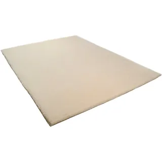 THEKO Wollteppich Amravati, rechteckig, Höhe: 28 mm, echter Berber Teppich, reine Wolle, handgeknüpft, auch als Läufer weiß 200 cm x 300 cm x 28 mm