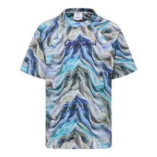 Carlo Colucci T-Shirt Dorn blau / aqua / hellblau S