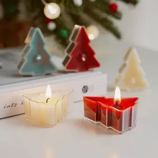 Teelichter Weihnachten, 24 Stück Weihnachtsduftkerzen Geschenkset, Teelicht Weihnachten, Weihnachtliche Kerzen Weihnachtskerzen