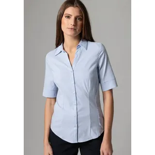 More & More MORE&MORE Kurzarmbluse blau 34