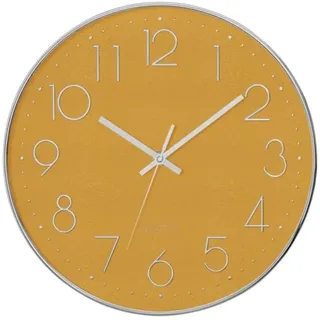 Atmosphera Créateur d'intérieur Wanduhr in gelb | Gr.: onesize