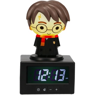 Paladone Harry Potter Wecker - Harry Potter leuchtet, betrieben mit 3x AA Batterien