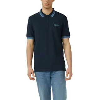 s.Oliver Poloshirt mit Logo Schriftzug blau L (50)