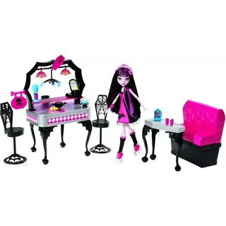Monster High 2012 Spielset Y7719 BISSTRO mit Draculaura viel Zubehör OVP NEU