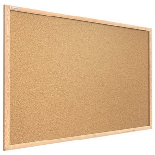ALLboards Memoboard ALLboards Pinnwand mit Holz Rahmen Korktafel Korkwand 200 cm x 100 cm