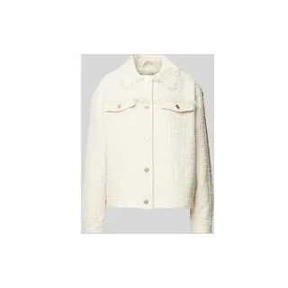 Jacke mit Strukturmuster, Ecru, XL