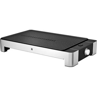 WMF 0415330011 Elektro Tischgrill mit manueller Temperatureinstellung Silber, Schwarz