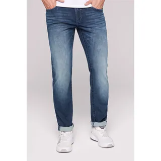 Regular-fit-Jeans CAMP DAVID Gr. 36, Länge 32, blau Herren Jeans Regular Fit mit Bleaching-Effekten