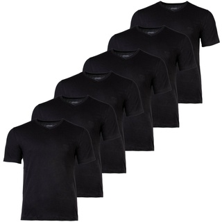BOSS Herren T-Shirt, 6er Pack - TShirtVN Classic, Unterhemd, V-Neck, Cotton Schwarz XL