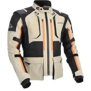 Acerbis Rally Pro Textiljacke Beige/Schwarz/Orange XL