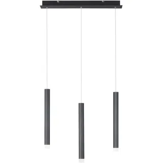 just light. Bruno 3-flg. 55 cm schwarz Metall