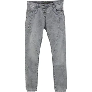 Please, P 78A_BQ2WR6-MAMO, Damen Jeans Hose Strechtdenim 1670-blu Denim XL - XL