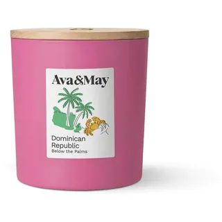 Ava&May Dominican Republic Duftkerze 410g Kokosnuss, Orchidee | Tonkabohne, exotisch-blumig, vegan