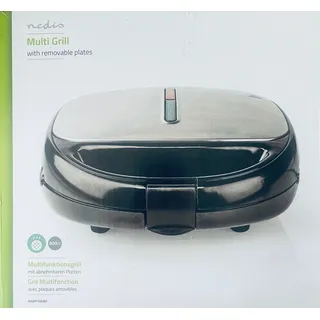 nedis Multi Grill Multifunktionsgrill Waffeleisen Sandwichmaker austauschbar