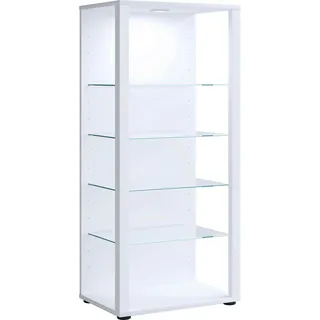 VCM Standvitrine Glasol 52 x 35 x 115 cm Weiß