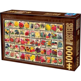 D-Toys Puzzle 1000 Blumen (1000 Teile)