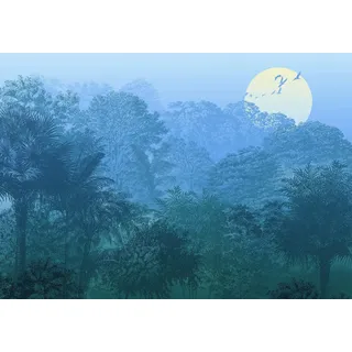KOMAR Fototapete Vlies Deep in the Jungle 400 x 280 cm