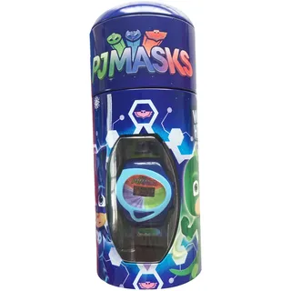 PJMasks Spardose Köcher und Uhr Digital, 16 x 7 cm (FCR 38166)