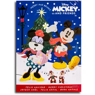 Schokoladen Adventskalender Disney Mickey and Friends Weihnachtskalender Schoko Advent Kalender 75 g