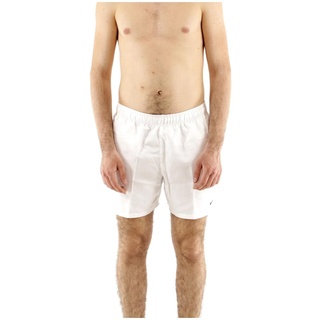 Nike Herren 5 Volley Short Badehose, Weiß, XL
