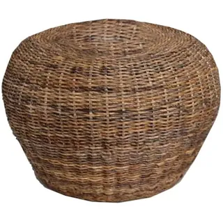 MiaMöbel Haruna Braun Rattan 70 x 70 x 45 cm