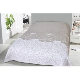 BestLivings Tages-Decke Bettüberwurf 220 x 240 cm Weiß