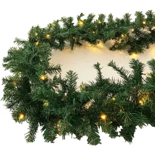 Mojawo LED Tannengirlande 270 cm mit 35 LED