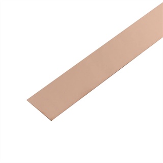 Selbstklebender Kantenstreifen, Zierleiste und Wandverkleidung, 201 Edelstahl, metallisierte, spiegelähnliche Oberfläche, abziehbares und aufklebbares Design, 5m (Color : Rose Gold, Size : 2.5cm)