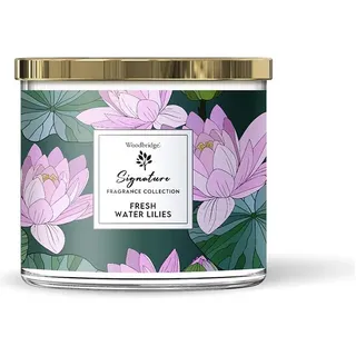 CANDLE-LITE Duftkerze "Fresh Water Lillies" in Grün - 410 g