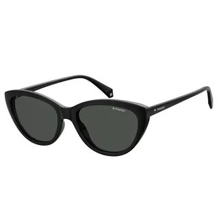 Polaroid Damen Pld 4080/S Sonnenbrille, 807/M9 Black, 55 EU - 55-18