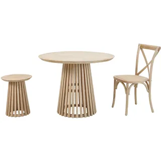 SIT Möbel SIT Esstisch Platte mit schweizer Kante, beige
