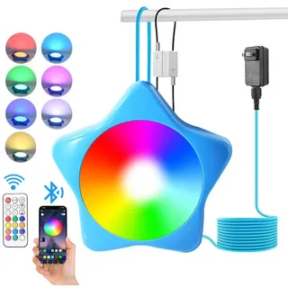 yozhiqu Pool-Lampe LED-Poolleuchte mit Smart-App und Touch-Fernbedienung,IP68 wasserdicht, dimmbare Poolleuchte, 15W, Pool-Einbauleuchte, 26,3 Fuß Kabellänge
