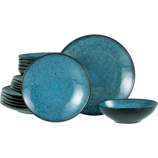 CreaTable Capri Tafelservice 18-tlg. blau