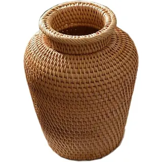 Dekorative Korbvase, Blumentopf Im Landhausstil, Handarbeit, Wohndekor
