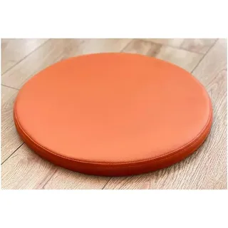 uyeoco Rundes Stuhlkissen Aus Kunstleder, 30 X 30 Cm/35 X 35 Cm/40 X 40 Cm/45 X 45 cm, Rundes Memory-Schaum-Sitzkissen, wasserdichte, rutschfeste Runde Stuhlpolster (Color : 8#, Size : 35cm/13.8inch)