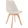 Esszimmerstuhl Linares Samt beige