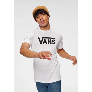 Vans T-Shirt MN VANS CLASSIC mit großem Logoprint vorn, Kurzarm-Design, aus Single Jersey weiß XS (40/42)