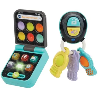 Vtech Babyüberraschungen Pop It Telefon Und Schlüssel Spanische Version - Multicolor - One Size