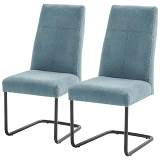 Primo Schwingstuhl im 2er Set Amela ¦ grün ¦ Maße (cm): B: 50 H: 102 T: 62.5