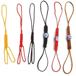NentMent 6 Stück Teekannen-Deckel zum Aufhängen, Seil zum Aufhängen, handgewebt, Kordel für Gusseisen-Teekanne, Kyusu-Teekanne, Glas-Teekanne, Porzellan, Teekanne, Zisha-Ton, Teekanne, Gongfu-Teeset