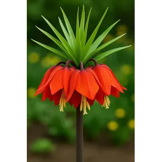 Exotenherz Blumenzwiebeln Exotenherz Blumenzwiebeln - Kaiserkrone Fritillaria imp.rubra (5 Stk), (5-St)